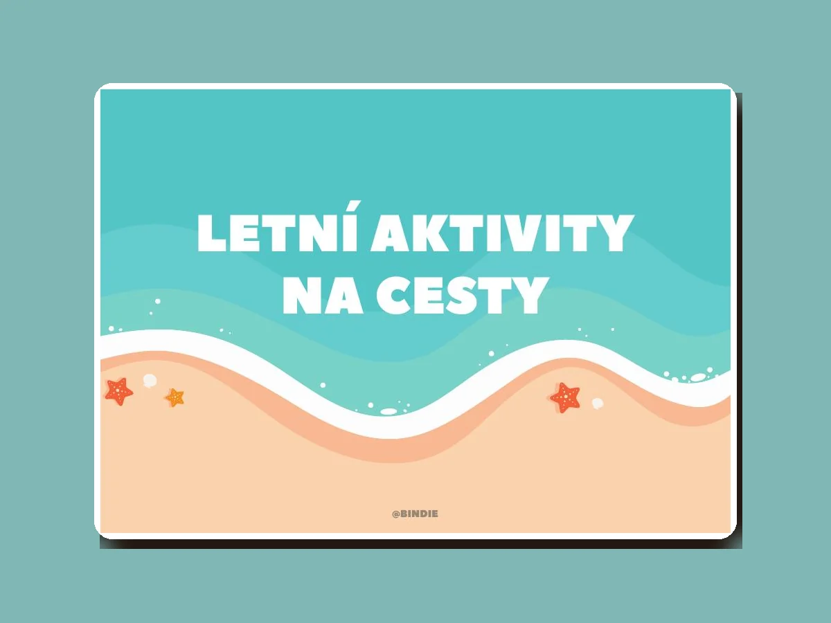 Obálka letní cestovní knížky
